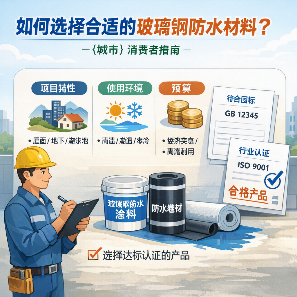如何判定玻璃钢防水材料的合格标准? 沈阳 消费者指南