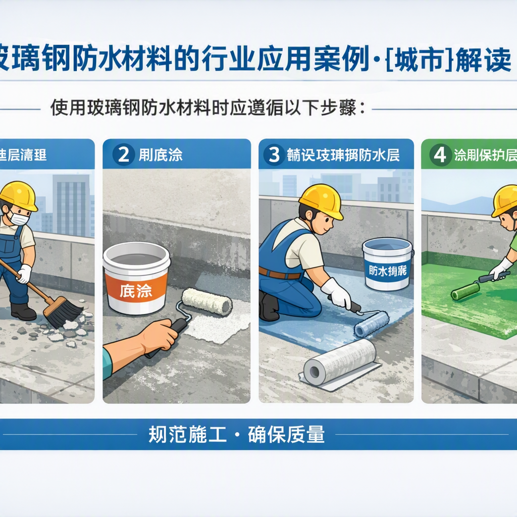 玻璃钢防水材料的行业应用案例,沈阳解读