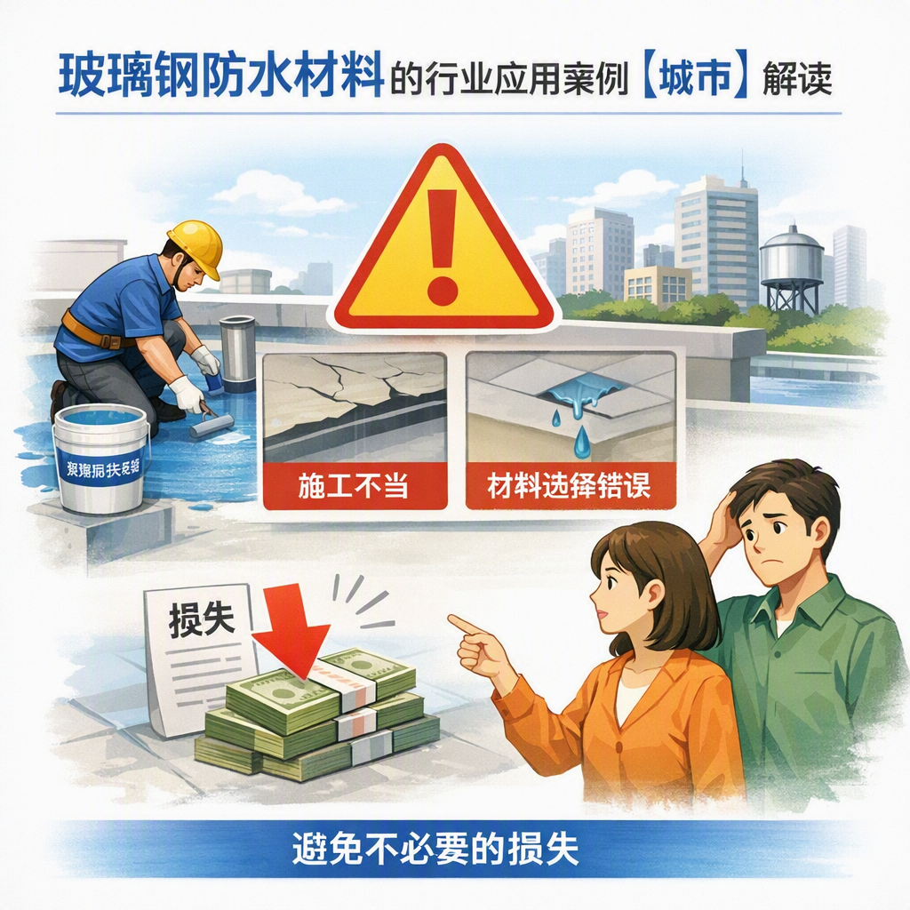 玻璃钢防水材料的行业应用案例,沈阳解读